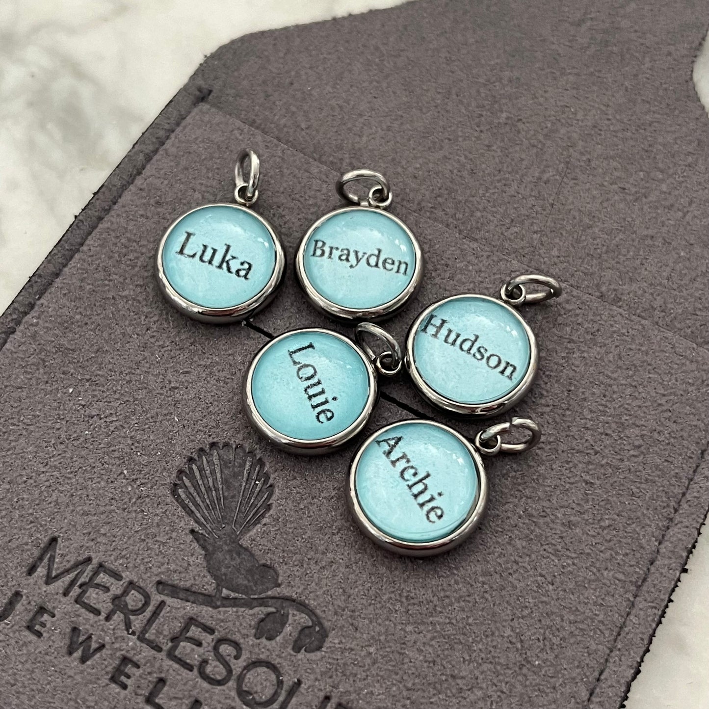 CUSTOM WINE GLASS CHARMS