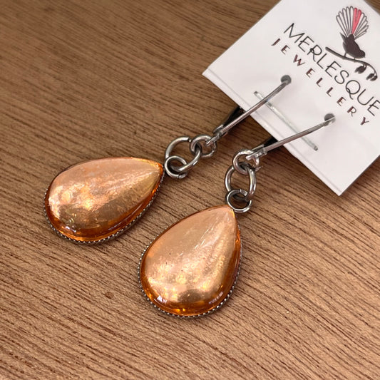 ROSE GOLD TEARDROP EARRINGS