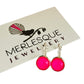 FLURO HOT PINK EARRINGS