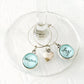 CUSTOM WINE GLASS CHARMS